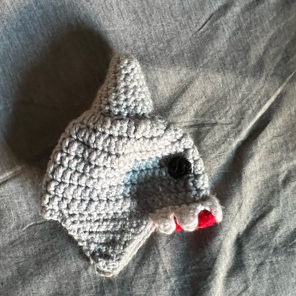 Baby’s Crochet Shark Hat - Picture 3 of 6